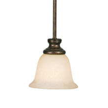 Golden 8063-M1L BUS - Wry Lighting Heartwood 1-light Pendant in Burnt Sienna